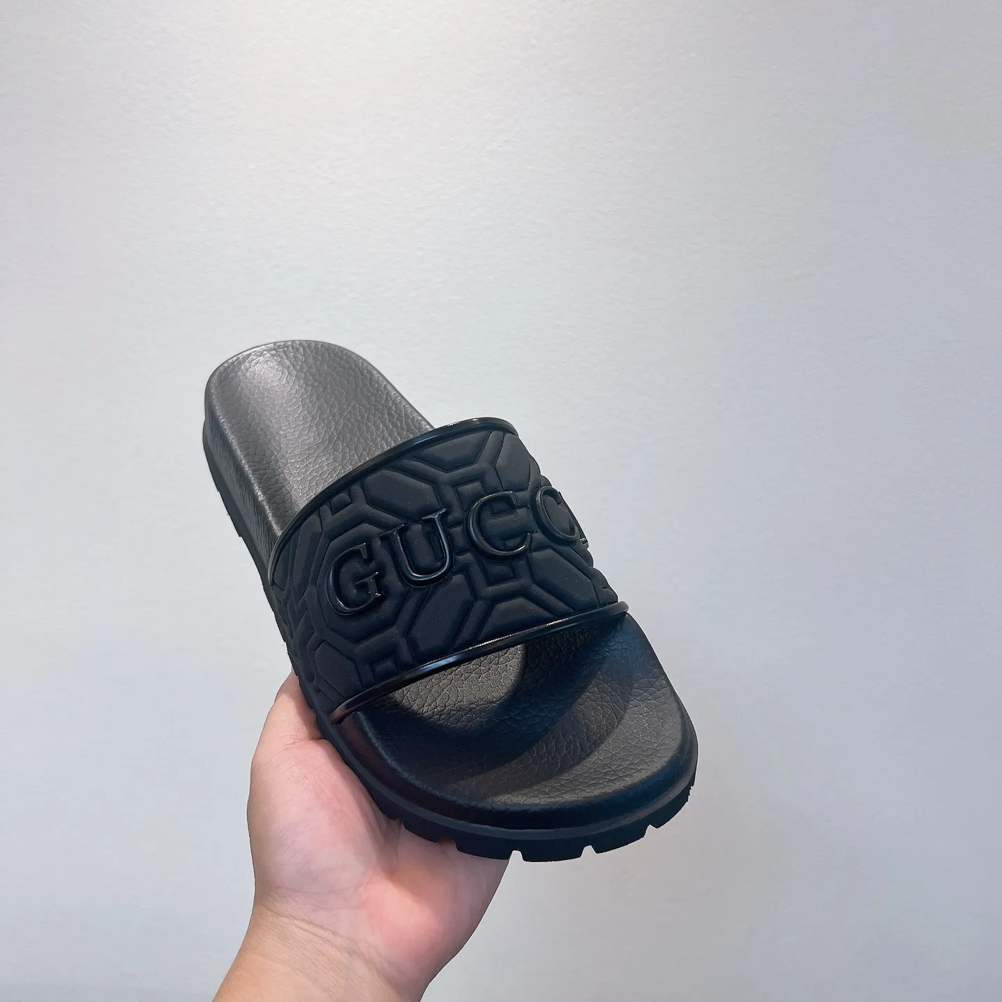 Men's Men's Shoes 130🐮🐮Gucci Gucci Slippers Gucci 2024 latest beach sandals slippers Original molding double G LOGO Original molding consistent Outsole: Men's Men's Shoes u double-layer outsole Size: 35-46